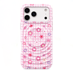 Floral Gingham & Sparkling Daisy Grip MagSafe Phone Case
