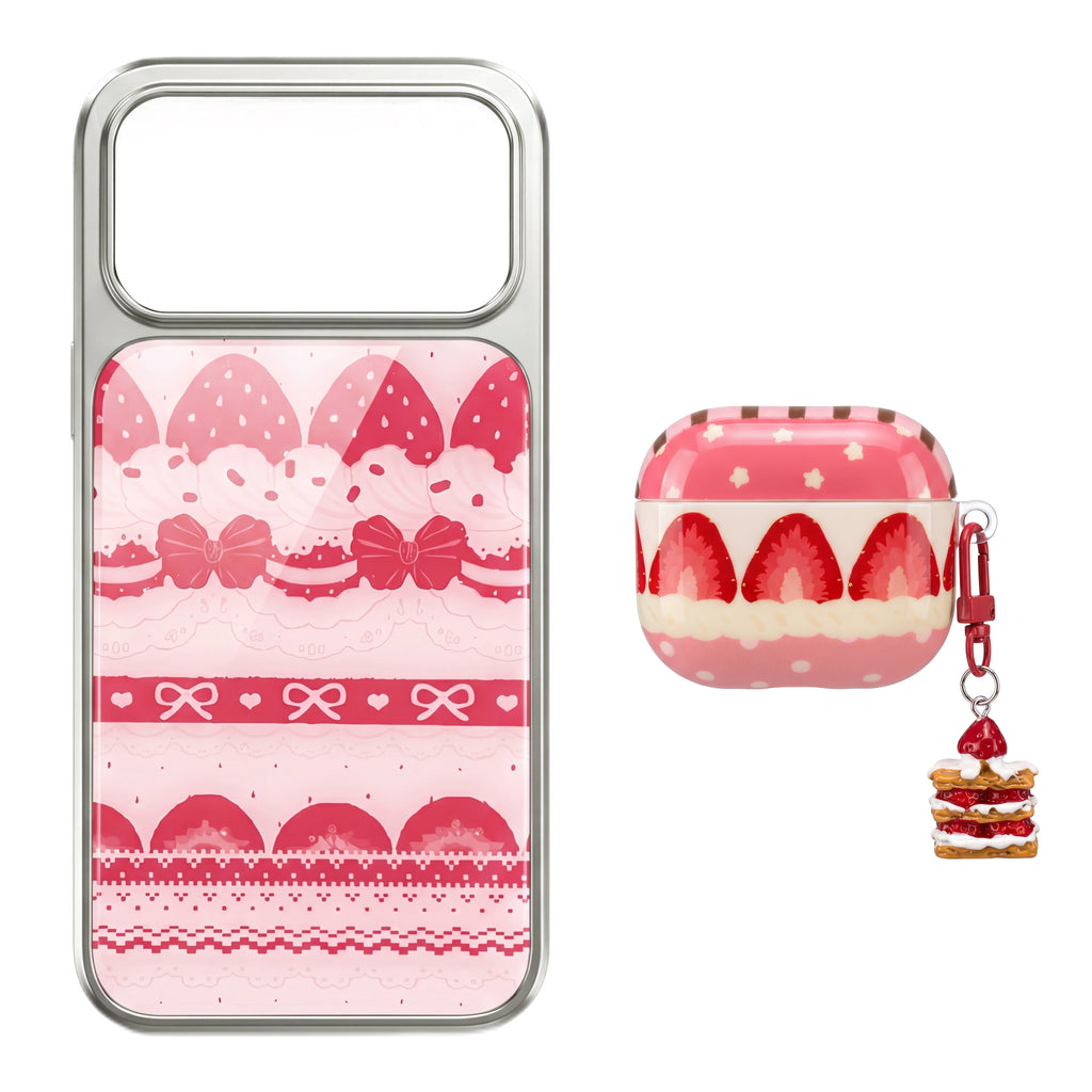 Strawberry Creamy Cake Bundle Set