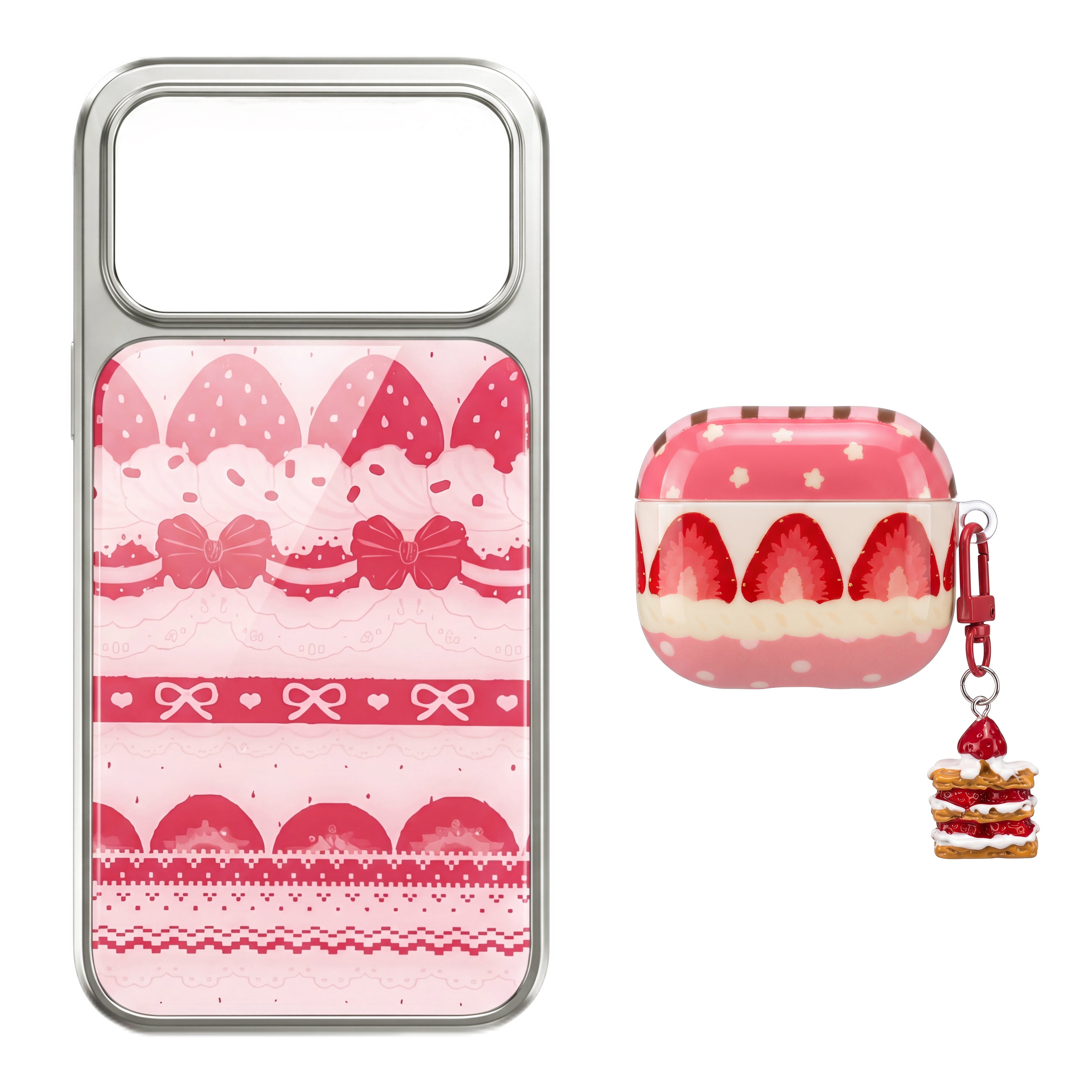 Strawberry Creamy Cake Bundle Set