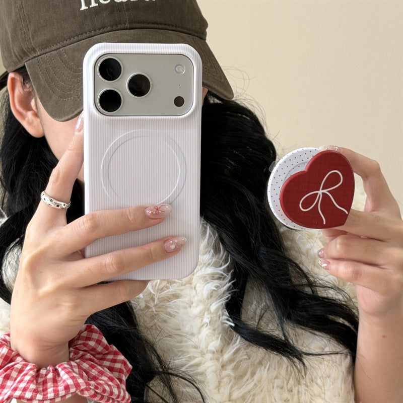 Red Heart & Ribbon YOLO MagSafe Phone Case