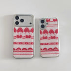 Vintage Strawberry Lace Phone Case