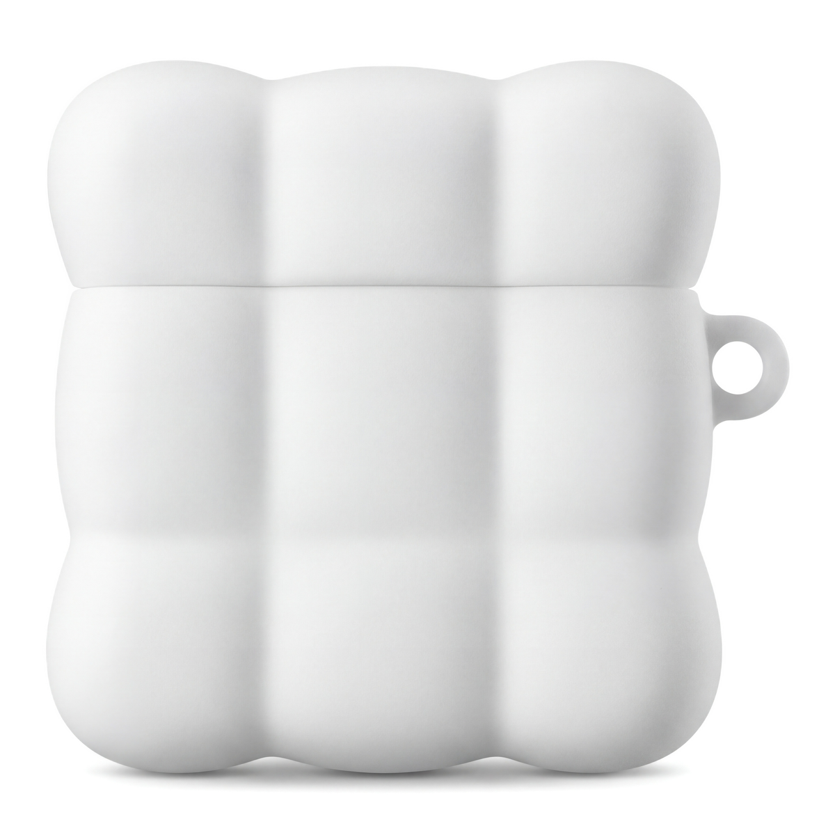 3D Pastel Puffy Cloud with Bubble Grid AirPods Case