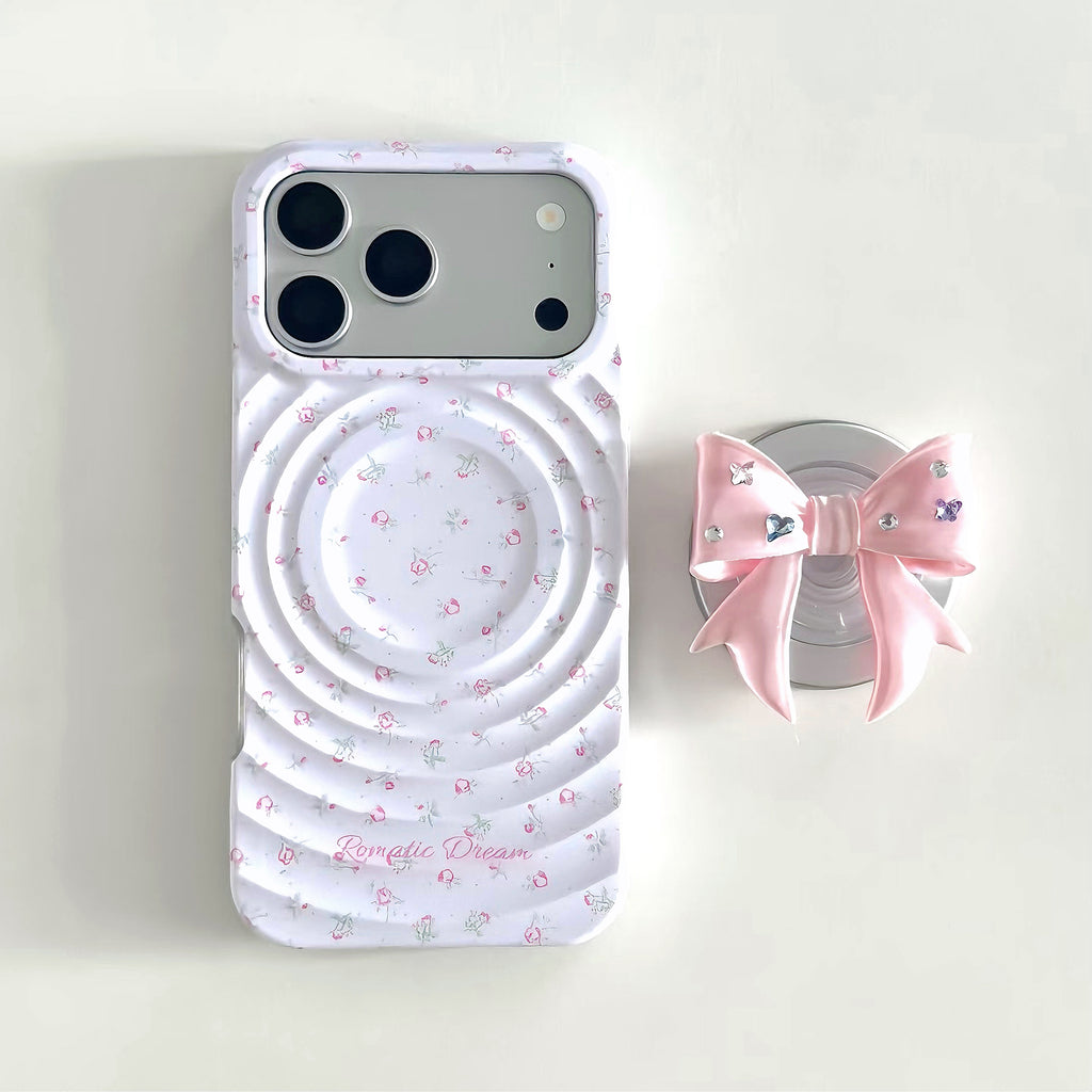 3D Ripple & Ribbon Balletcore MagSafe Phone Case