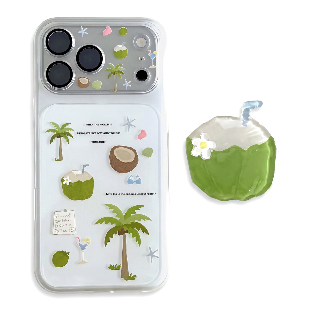 Tropical Island Coconut Tree Phone Case