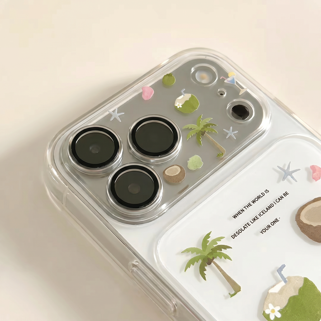 Tropical Island Coconut Tree Phone Case