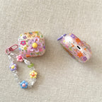 Floral & Butterfly AirPods Case with 3D Flower