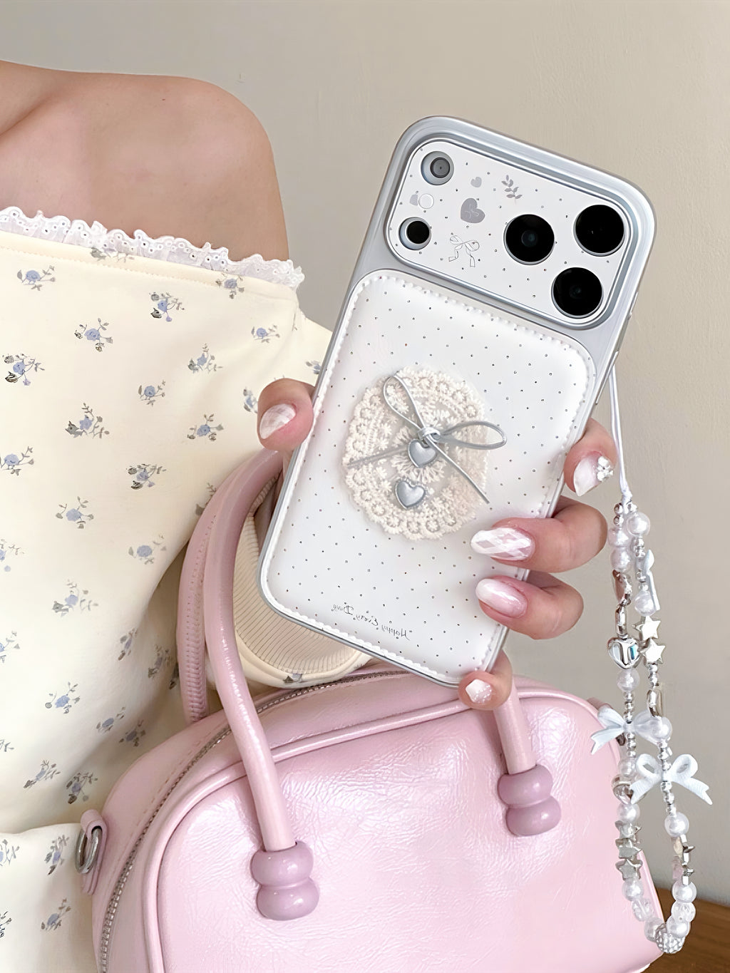 Lace & Ribbon Aesthetic Phone Case