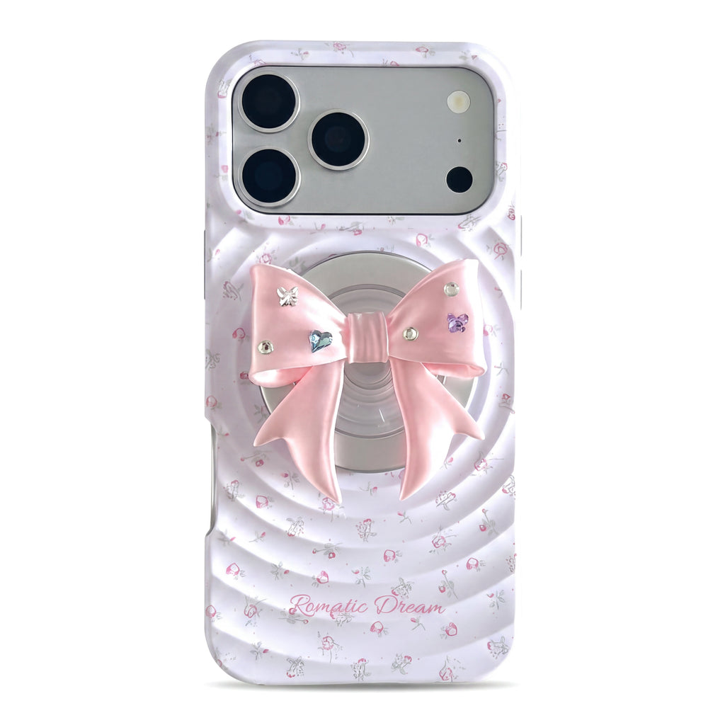 3D Ripple & Ribbon Balletcore MagSafe Phone Case