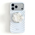 3D Ripple & Lily Flower MagSafe Phone Case