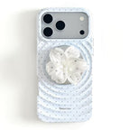 3D Ripple & Lily Flower MagSafe Phone Case