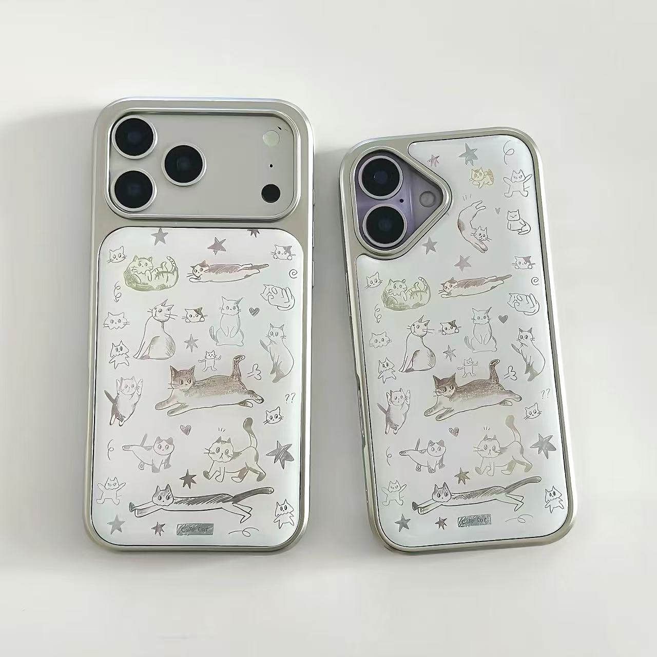 Vintage Sketch Kitten Phone Case