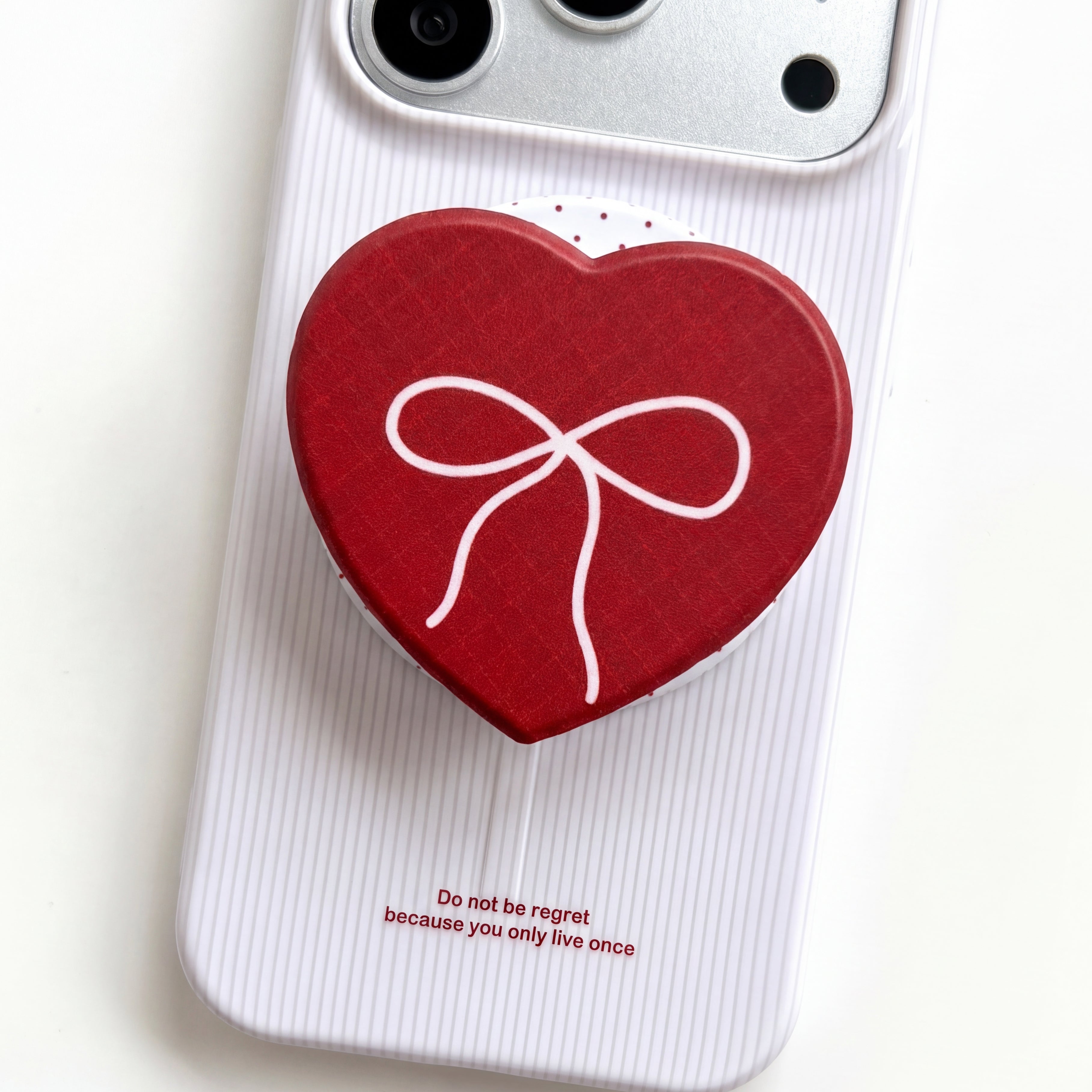 Red Heart & Ribbon YOLO MagSafe Phone Case
