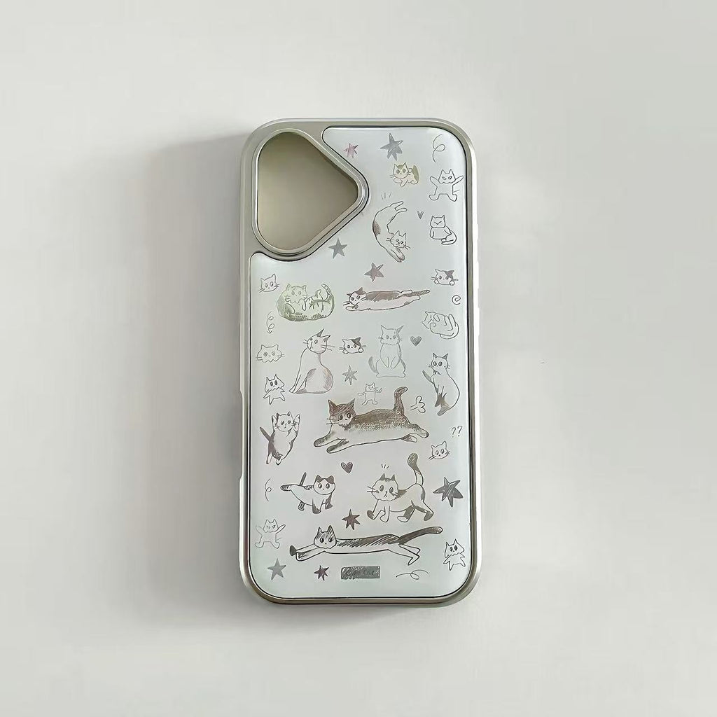 Vintage Sketch Kitten Phone Case