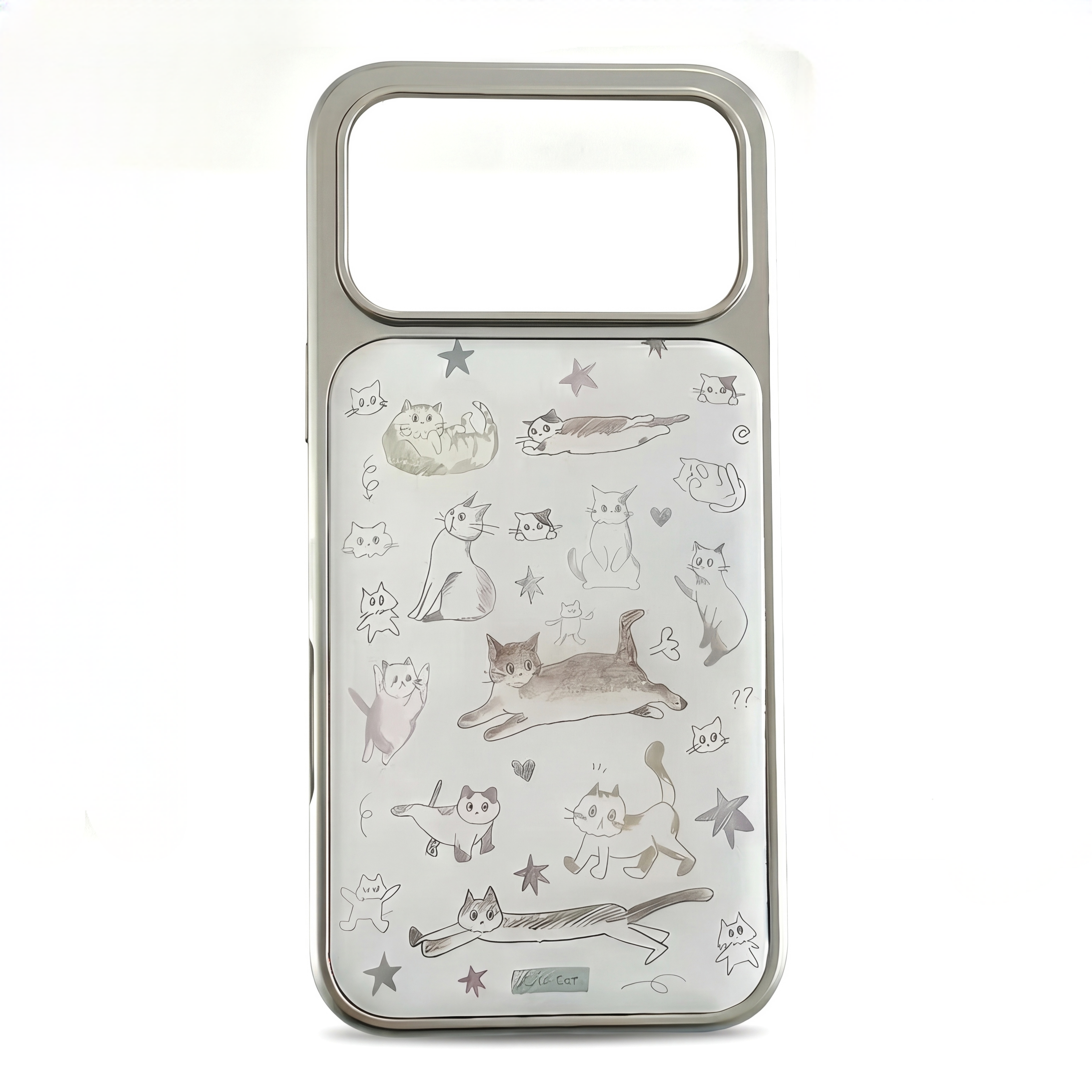 Vintage Sketch Kitten Phone Case