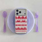 Vintage Strawberry Lace Phone Case