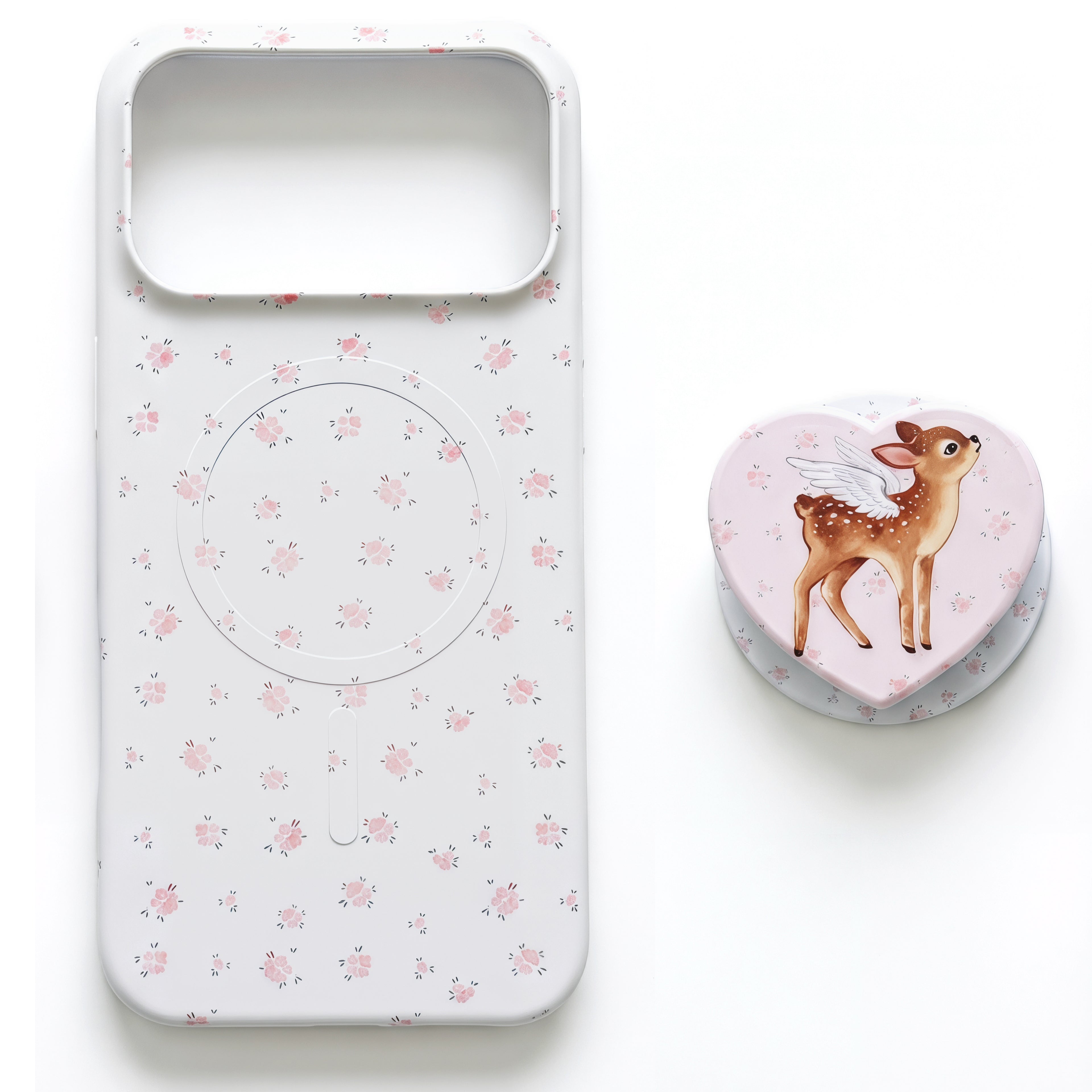 Floral & Deer MagSafe Phone Case