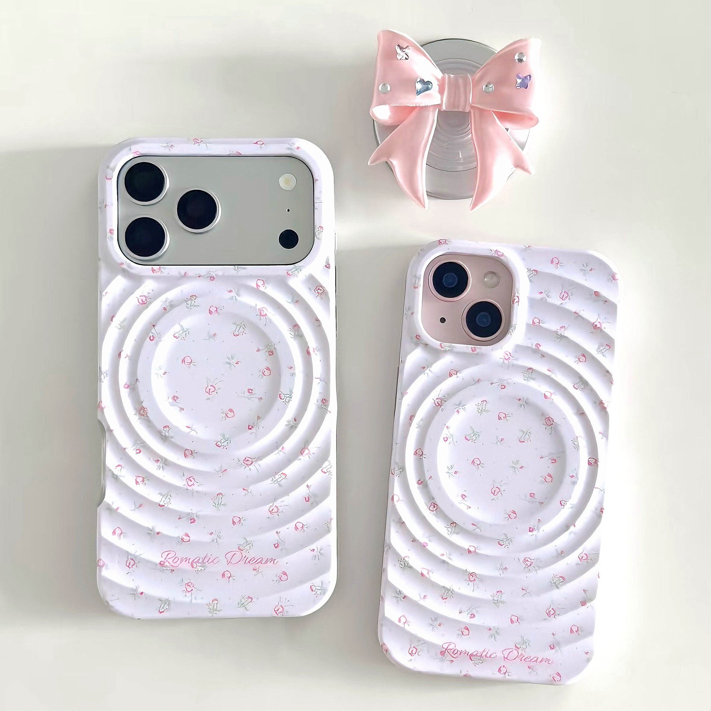 3D Ripple & Ribbon Balletcore MagSafe Phone Case