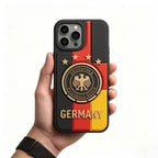 3D Textured World Cup National Team Phone Case – High-Impact Soccer Fan Edition