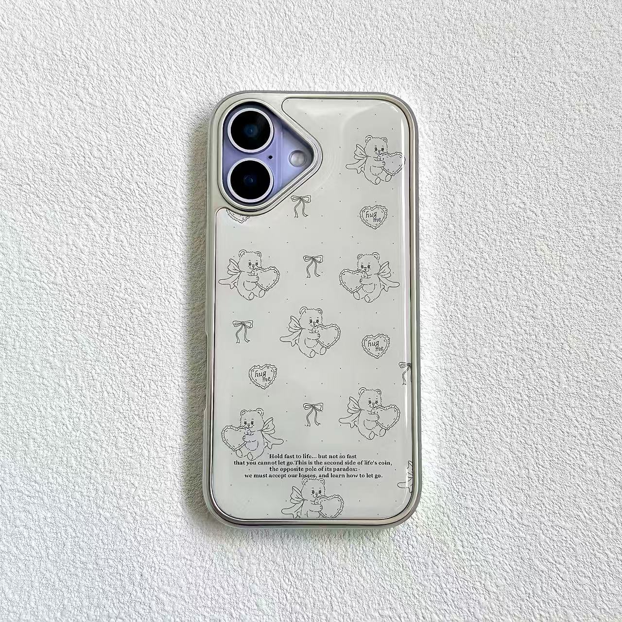 Angelic Sketch Bear Phone Case
