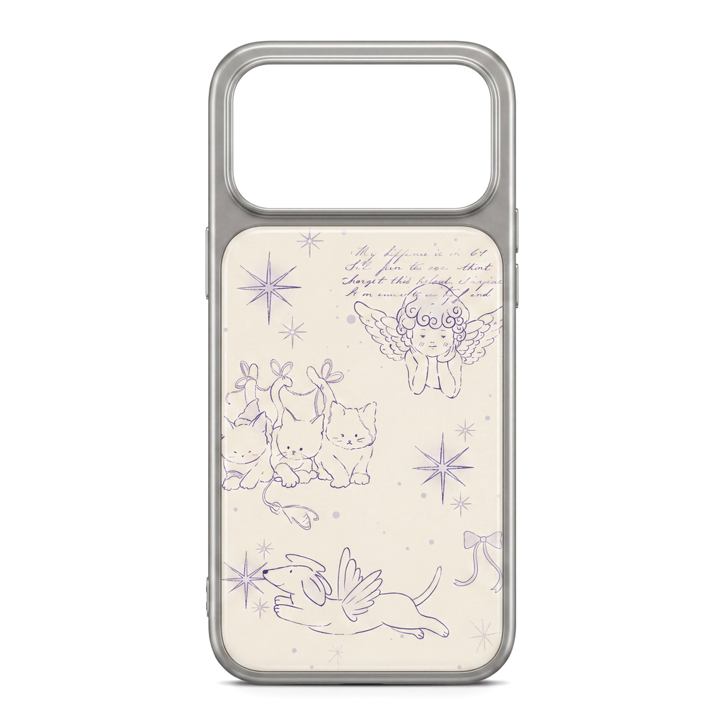 Vintage Sketch Angel Phone Case
