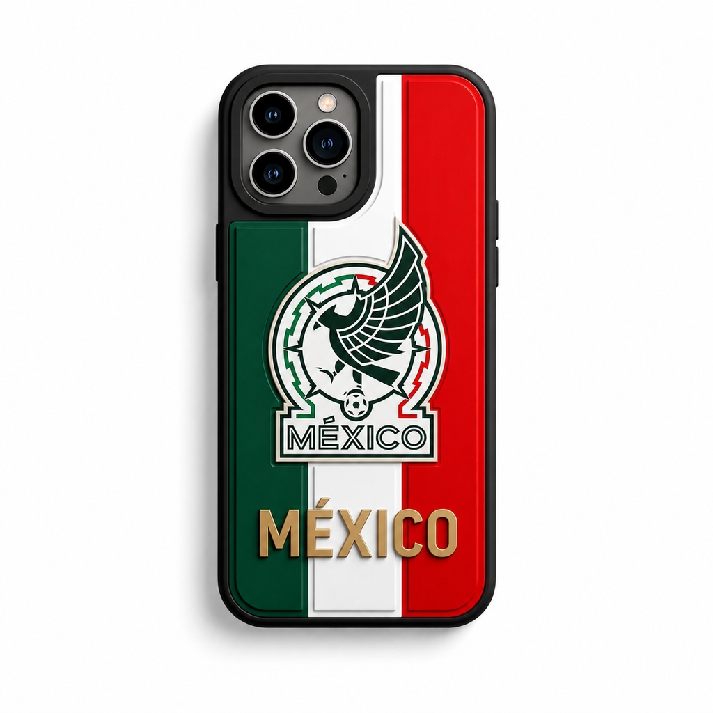 3D Textured World Cup National Team Phone Case – High-Impact Soccer Fan Edition