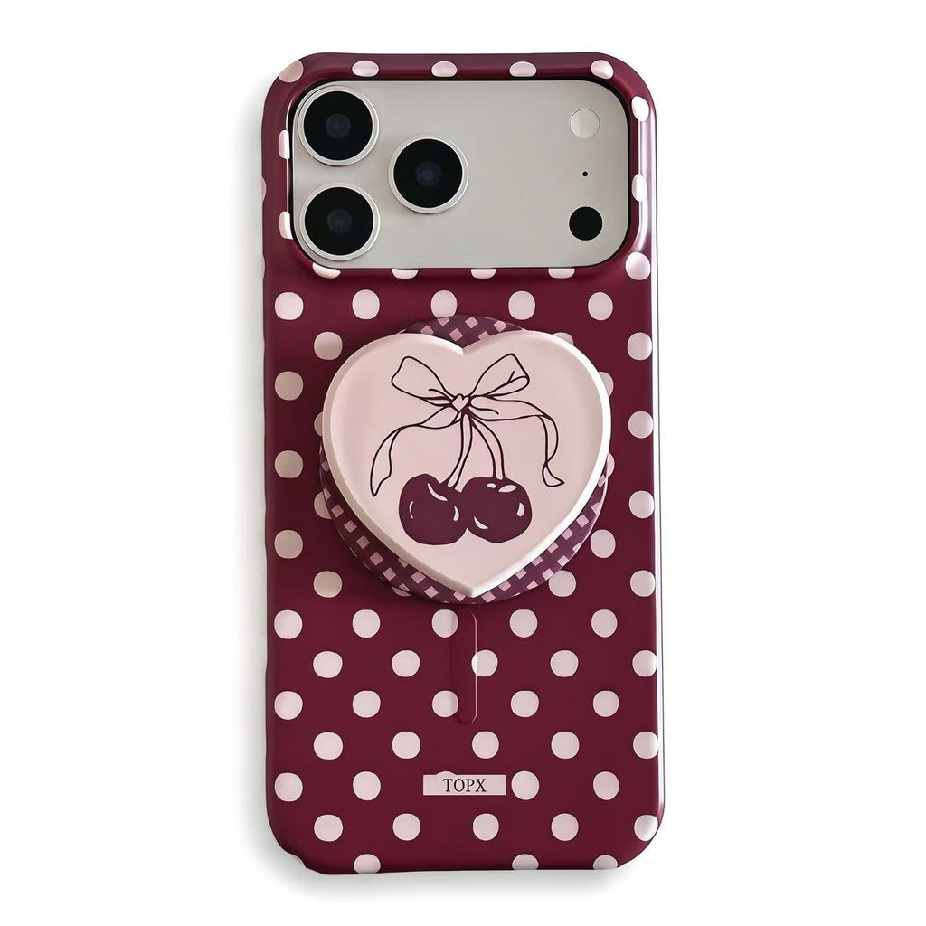 Cherry Polka Dot MagSafe Phone Case