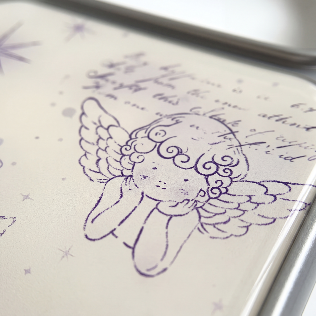 Vintage Sketch Angel Phone Case