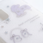 Lavender Bunny & Bows Phone Case