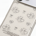 Angelic Sketch Bear Phone Case