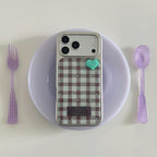 Dopamine Plaid Checkered Phone Case