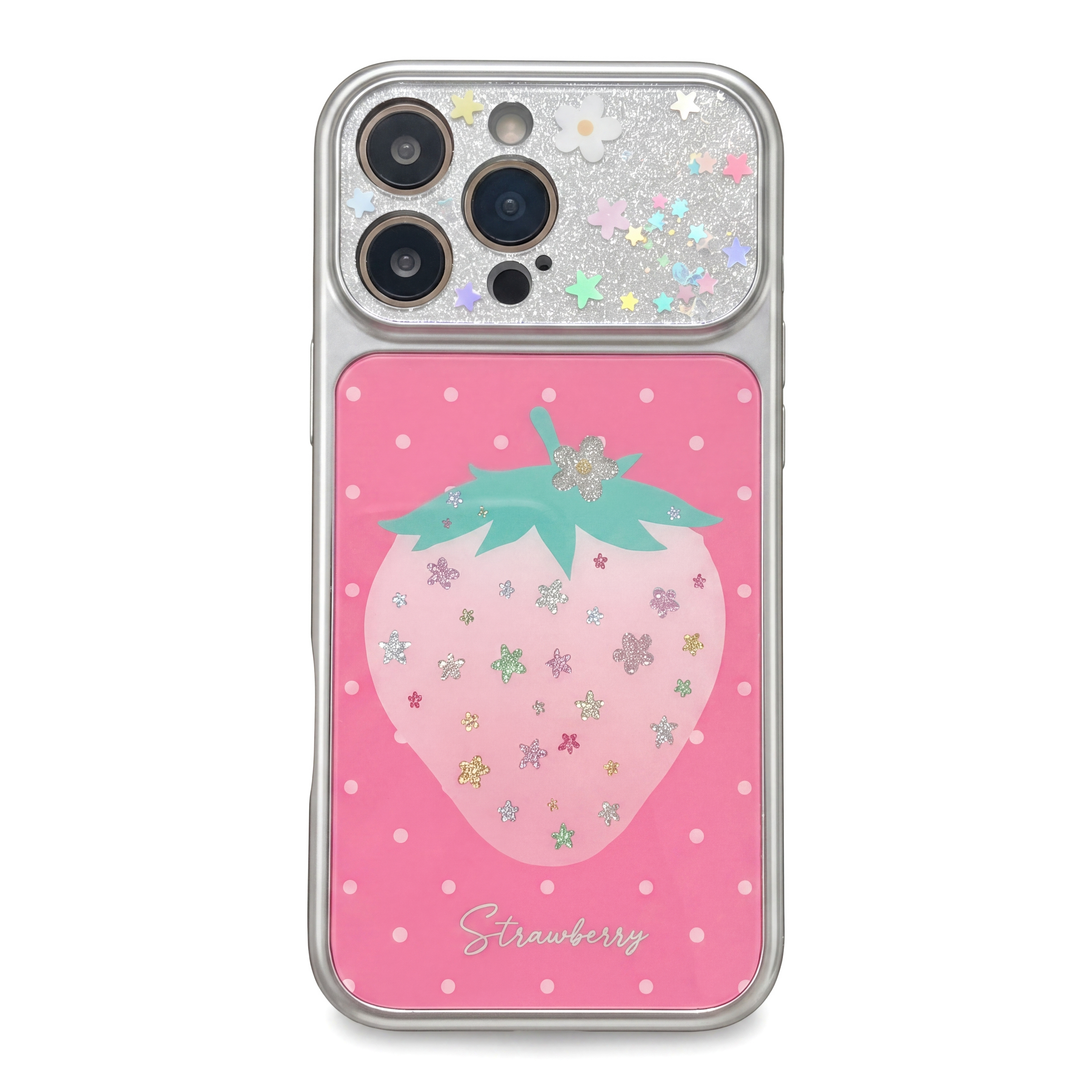 Glitter Strawberry Sparkle Phone Case