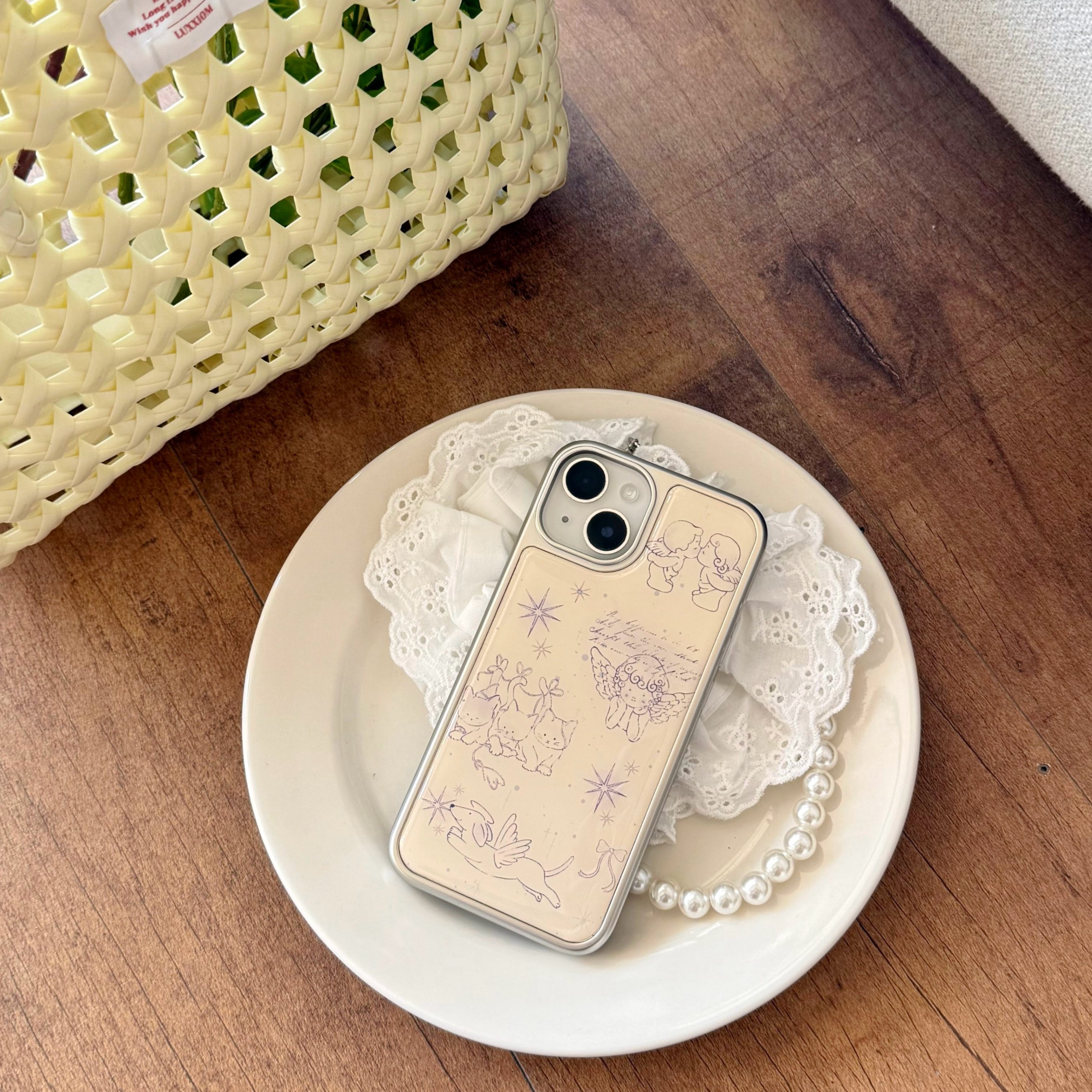 Vintage Angel Sketch Phone Case