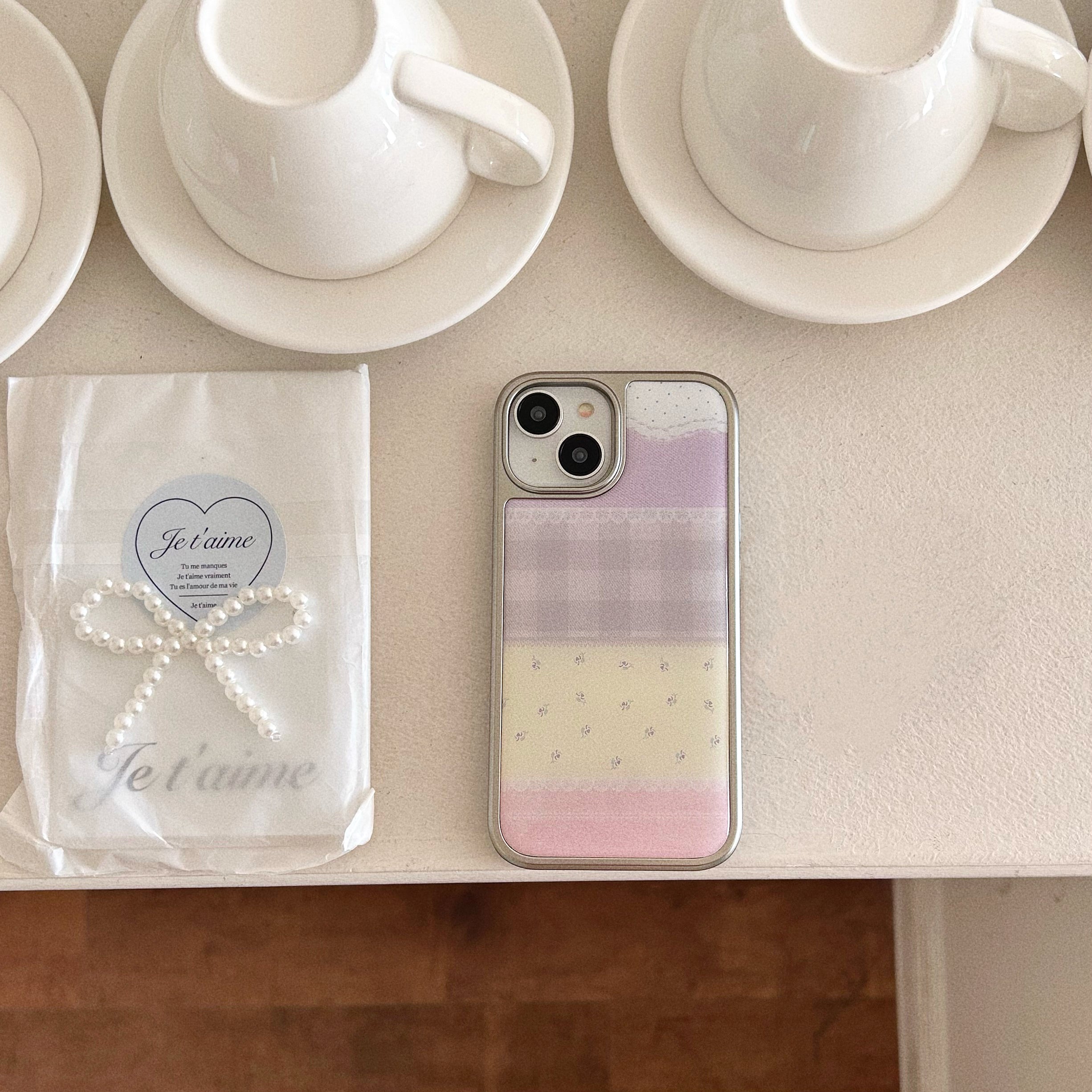 Pastel Patchwork & Floral Phone Case