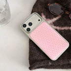Pink Polka Dot Phone Case | Teddy Bear & Bow