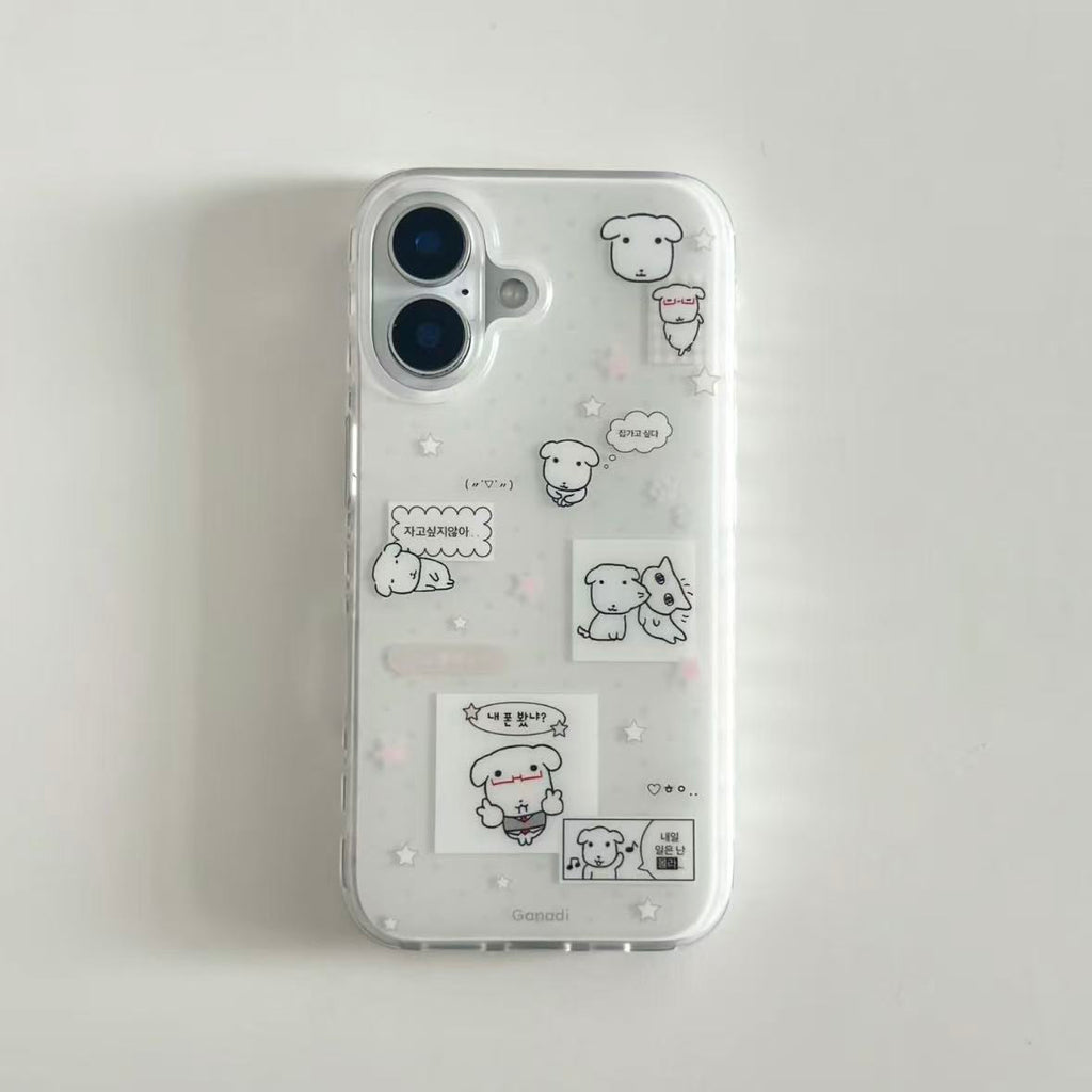 Cute Korean Puppy Phone Case