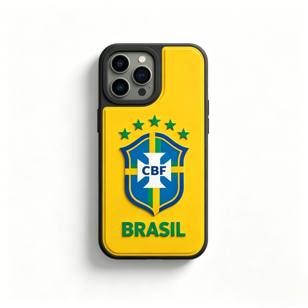 3D Textured World Cup National Team Phone Case – High-Impact Soccer Fan Edition