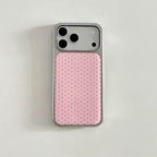 Pink Polka Dot Phone Case | Teddy Bear & Bow