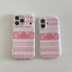 Strawberry Creamy Cake Lace Phone Case