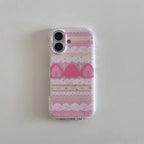 Strawberry Creamy Cake Lace Phone Case