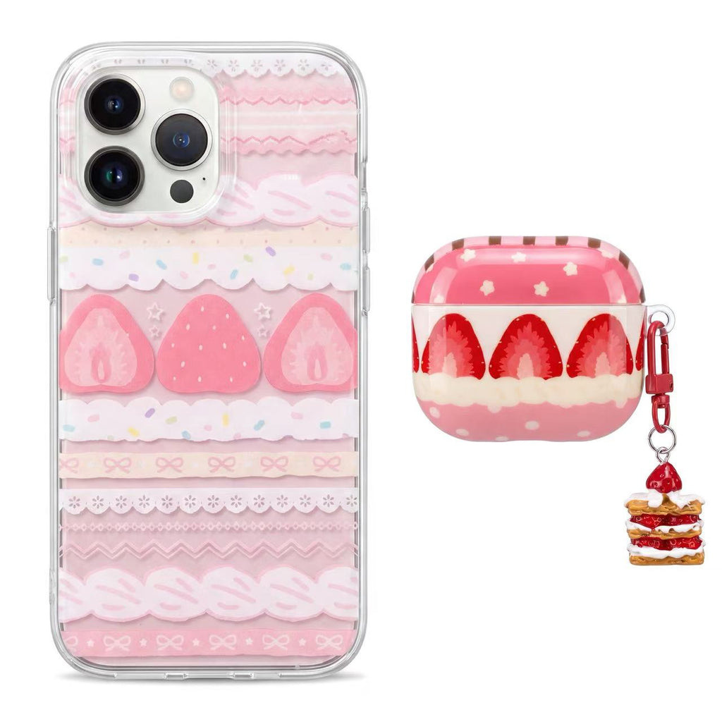 Strawberry Creamy Cake Bundle Set