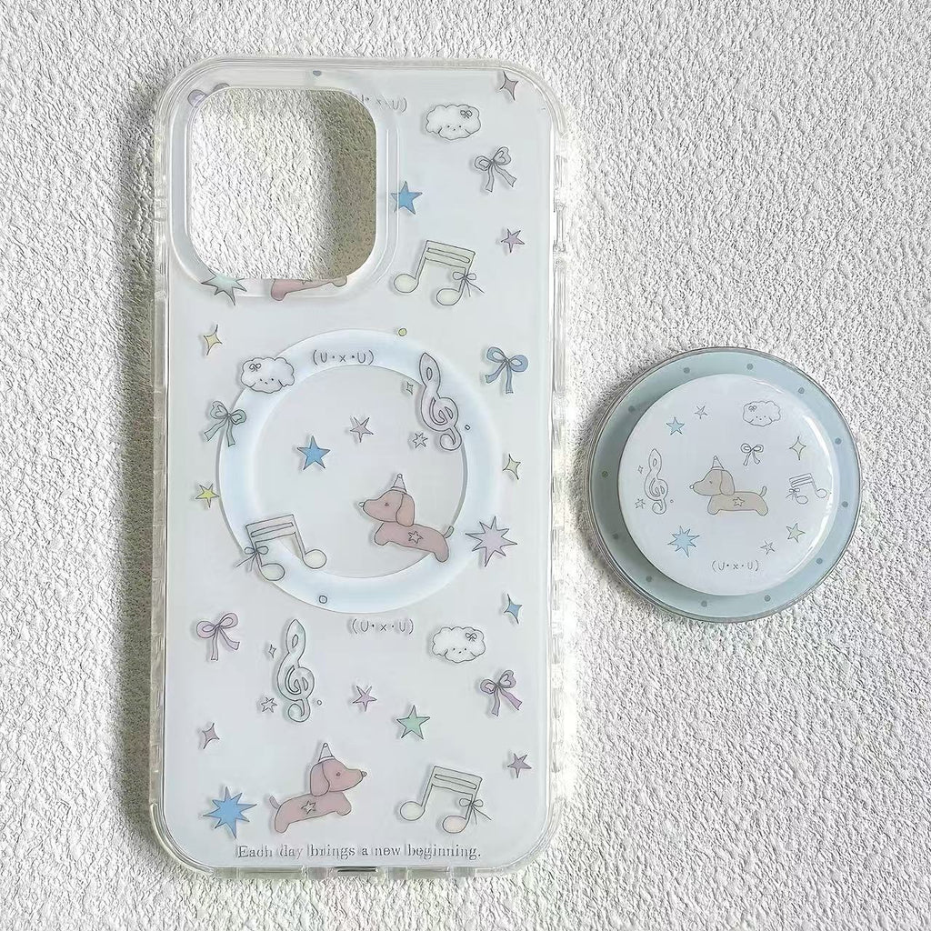 Starlight & Puppy MagSafe Phone Case