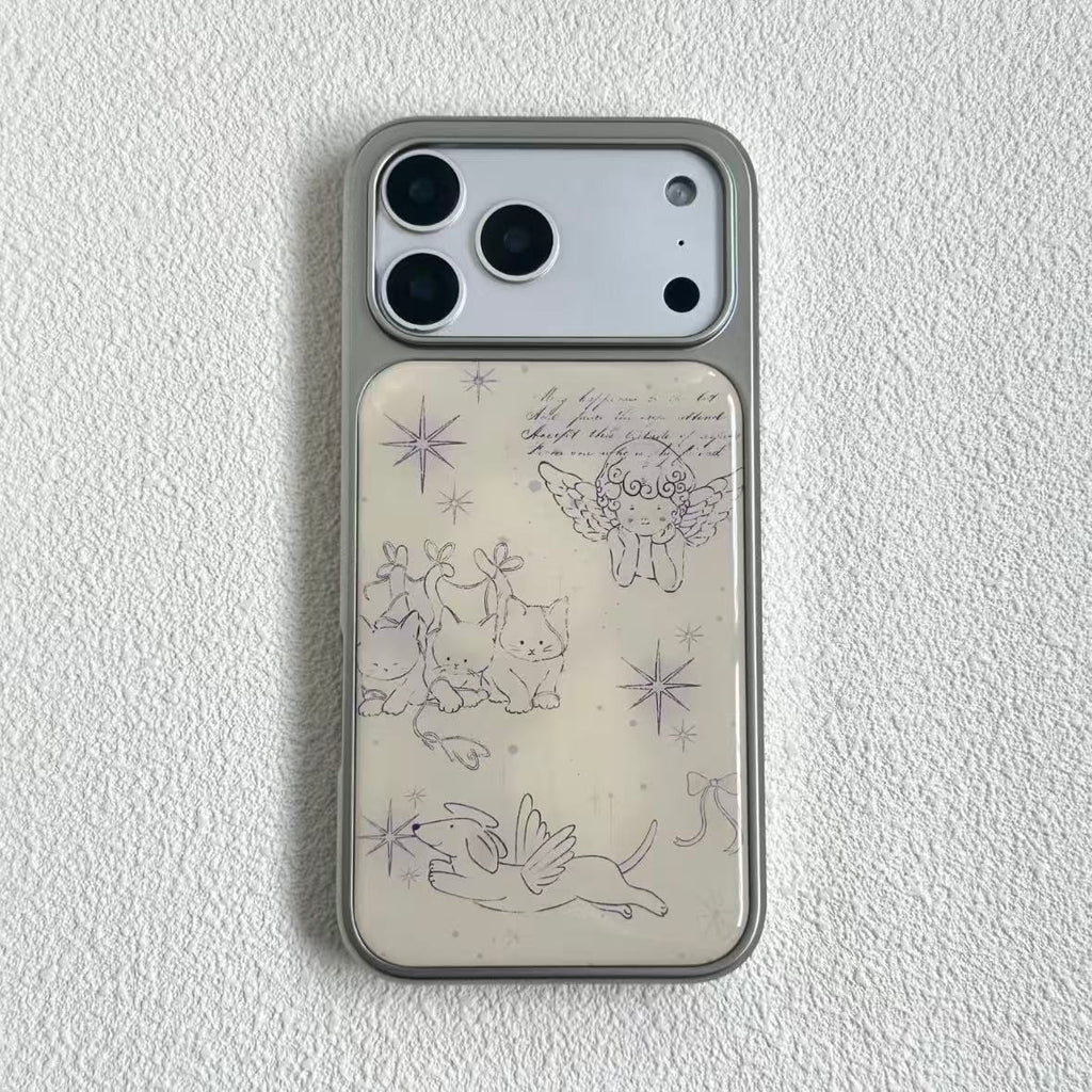 Vintage Sketch Angel Phone Case