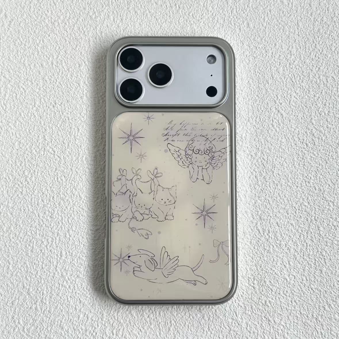 Vintage Sketch Angel Phone Case