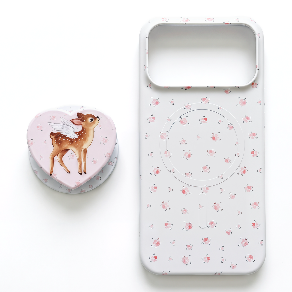 Floral & Deer MagSafe Phone Case