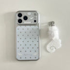 Blue Silver Star Glitter Phone Case