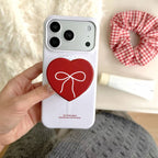 Red Heart & Ribbon YOLO MagSafe Phone Case