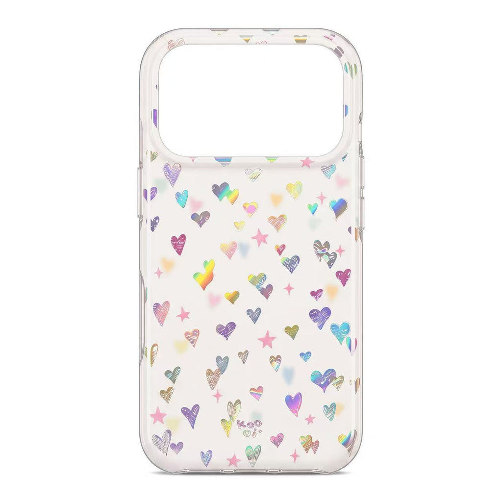 Creamy Colorful Heart Phone Case