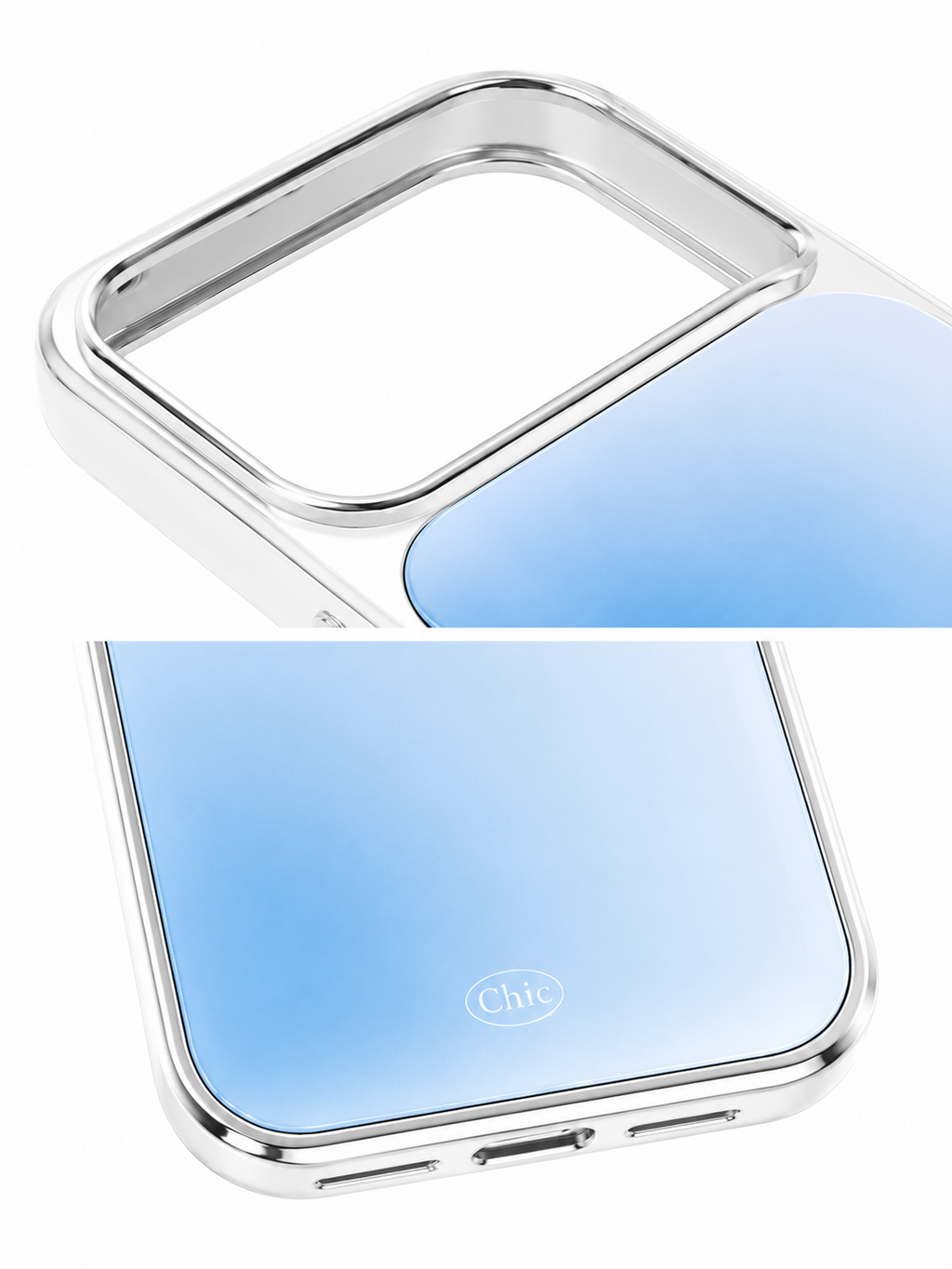 Aesthetic Gradient Sky Blue Phone Case