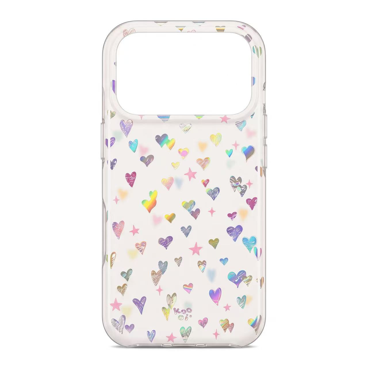Creamy Colorful Heart Phone Case